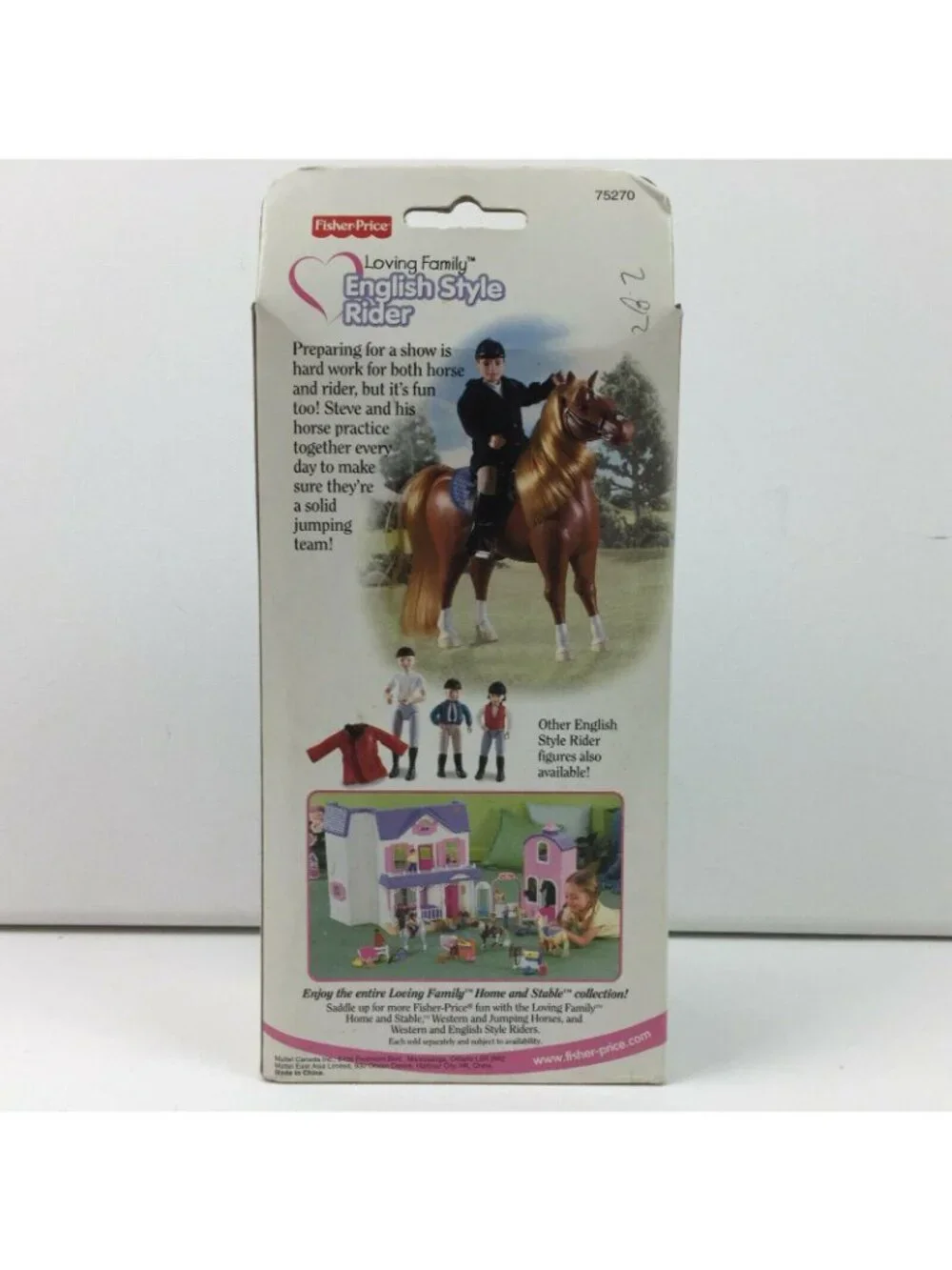 Vintage Fisher Price Loving Family English Style Rider Steve 75270